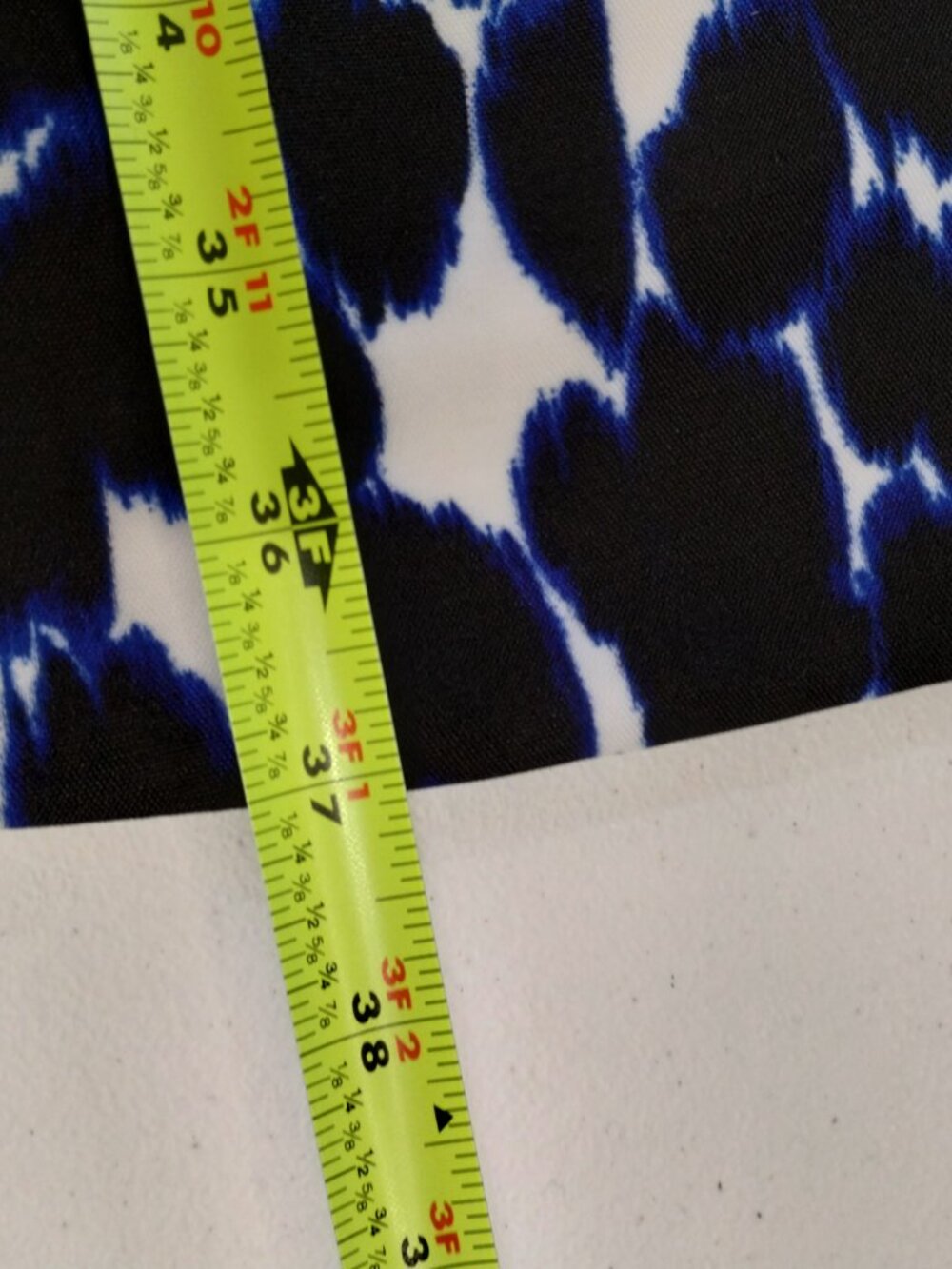 Kate Spade New York Blue & Black Leopard Print Sleeveless Fit & Flare Dress SZ 4 - Picture 10 of 11